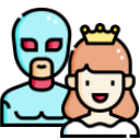 super eroi principesse icona